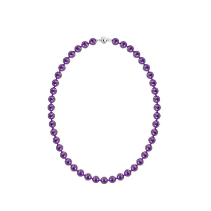 300ct Amethyst 20'' Necklace with 10mm Round Beads