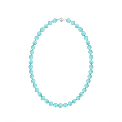 320ct Amazonite 20'' Necklace with 10mm Round Beads