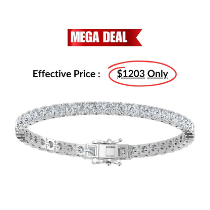 Lab Grown Diamond Tennis Bracelet (3.00ct-10.00ct)