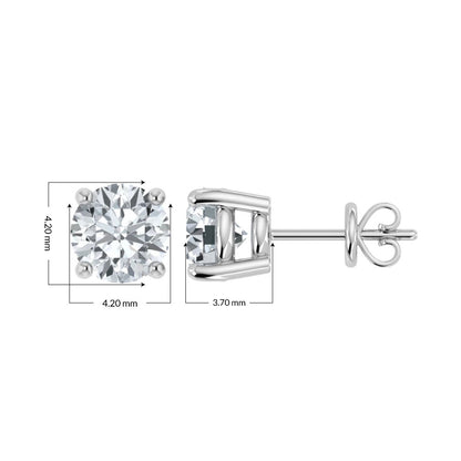 0.50ct Lab Grown Diamond Stud Earring