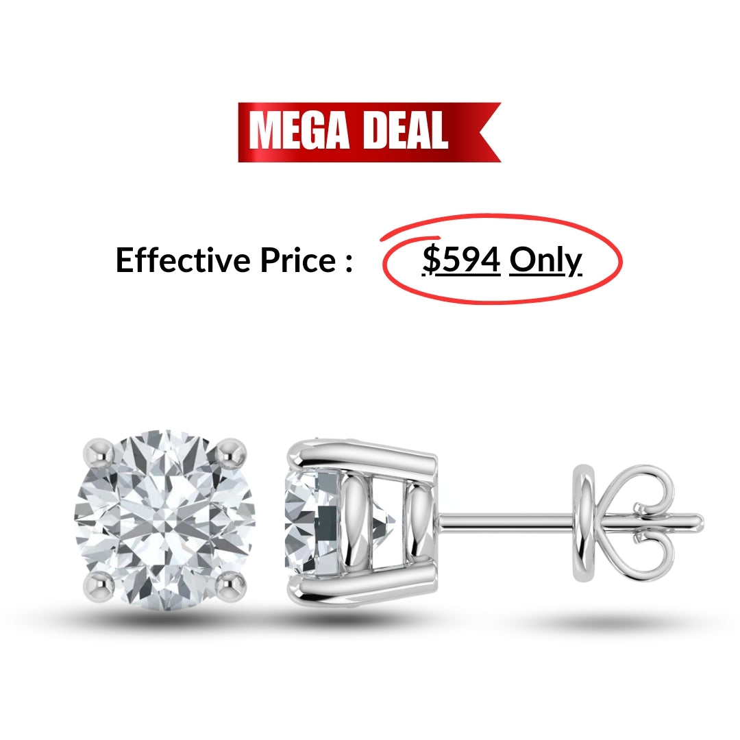 Mega Deal 2.00CT Lab Grown Diamond Earring