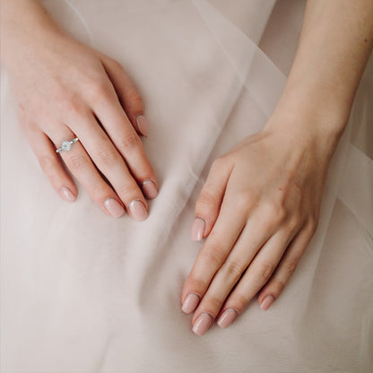 Radiant Sunburst Lab Grown Diamond Ring