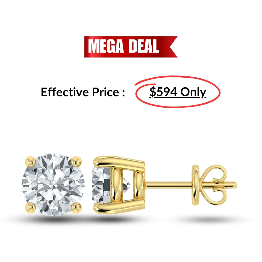 Mega Deal 2.00CT Lab Grown Diamond Earring