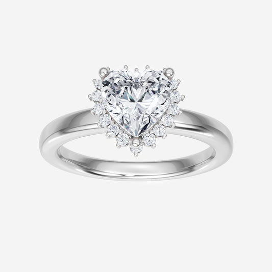 Heart Dreamy Diana Halo Ring