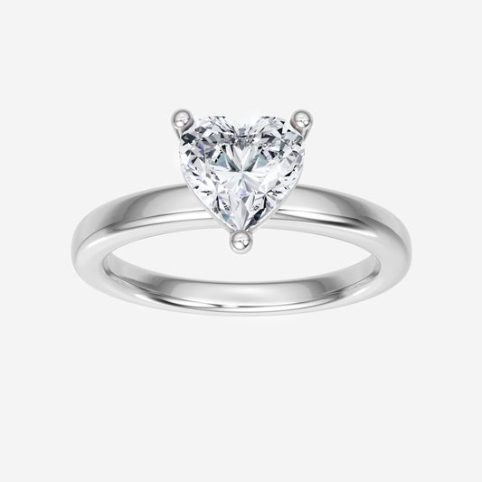 Heart Eternal Flower Halo Ring