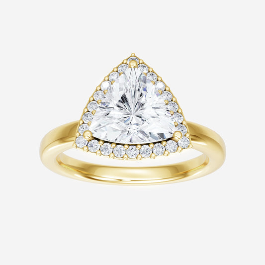 Trillion Solitaire Ring