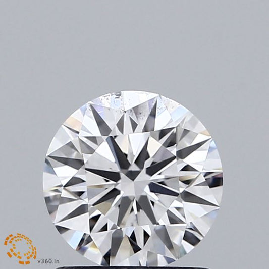 Diamante redondo de 1,01 ct, talla E SI1