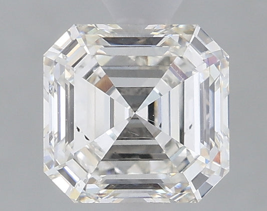 Anillo Asscher de 1,00 ct de alta calidad, VS2