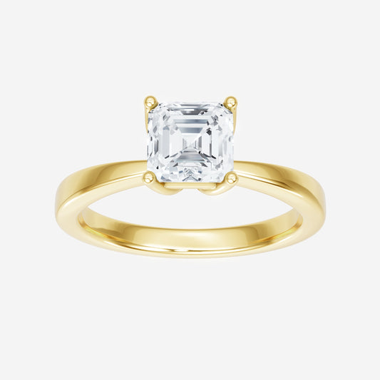 Asscher Enchanted Waves Ring