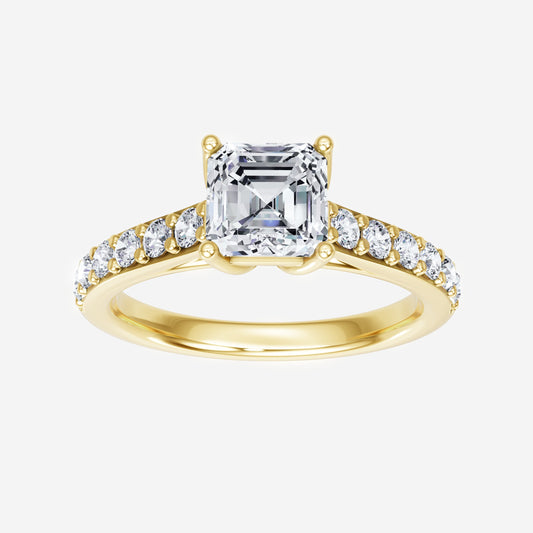 Asscher Twilight Twinkle Ring