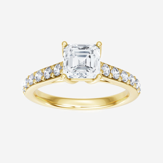 Asscher Twilight Twinkle Ring