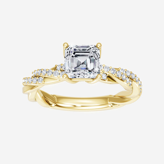 Asscher Mystical Ring