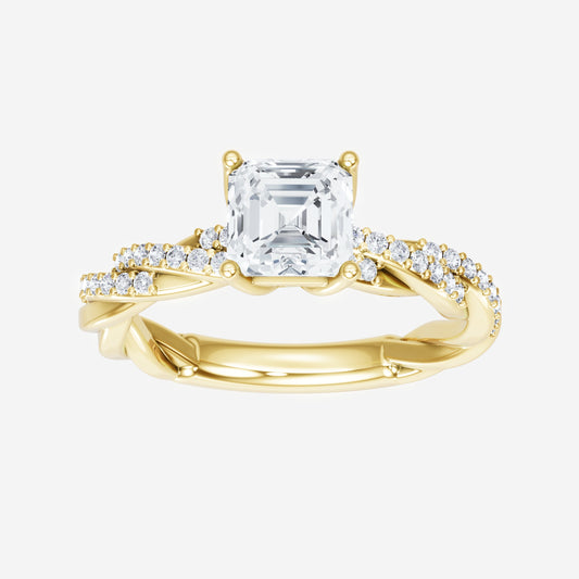 Asscher Mystical Ring