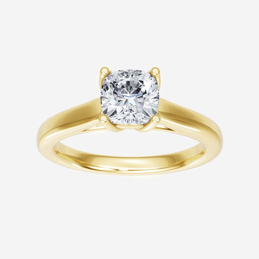 Cushion Crystal Cascade Ring