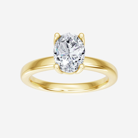 Oval Sleek Horizon Ring