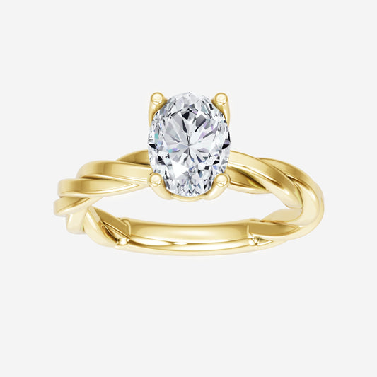 Oval Twinkling Shadows Ring