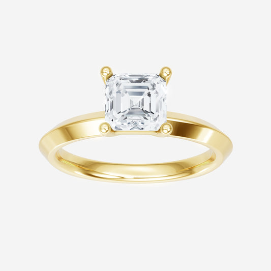 Asscher Captivating Story Ring