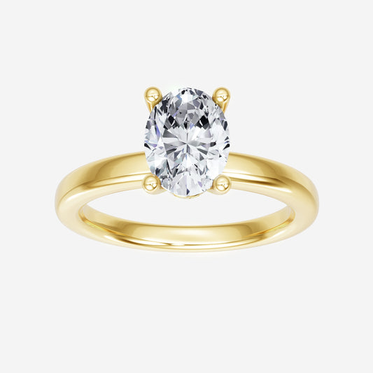 Oval Eternal Split Halo Ring