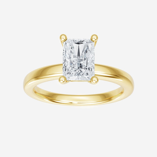 Anillo de armonía radiante y elegante