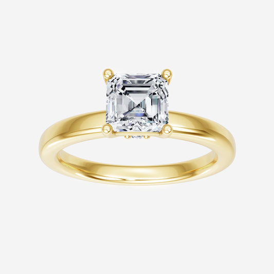 Asscher Dazzling Diva Ring