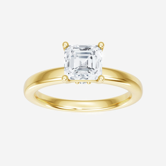 Asscher Dazzling Diva Ring