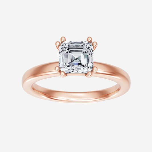 Asscher Eternal Split Halo Ring