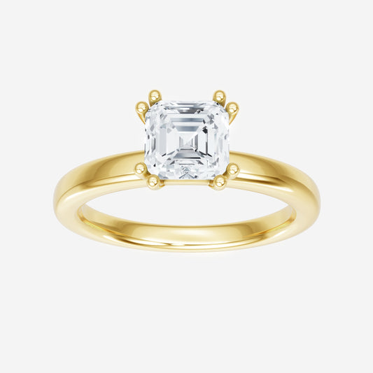 Asscher Cosmic Whisper Ring