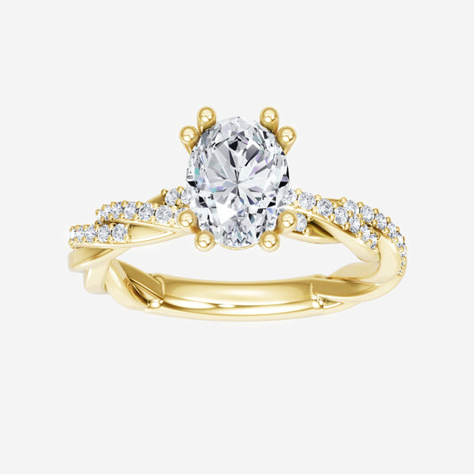 Oval Eternal Flame Ring