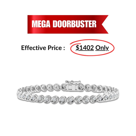 2.00ct Lab Grown Diamond Link Bracelet