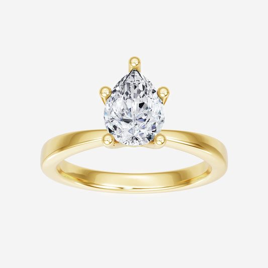 Pear Enchanted Waves Ring