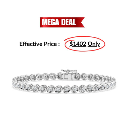 2.00ct Lab Grown Diamond Link Bracelet