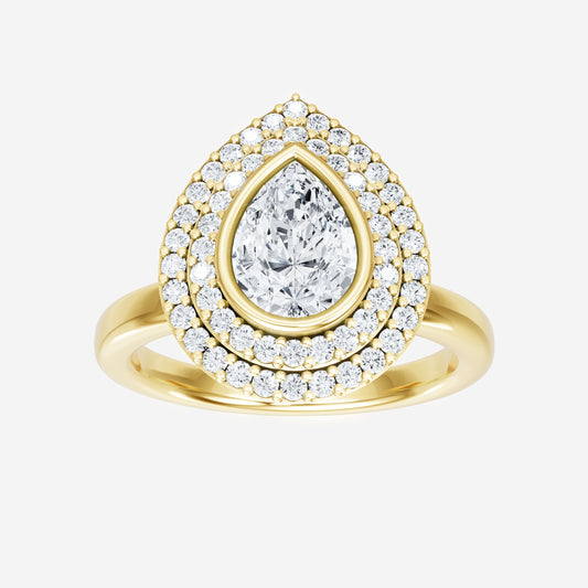 Pear Evergreen Ring