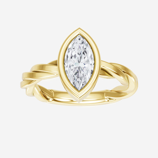 Marquise Bold Diana Halo Ring