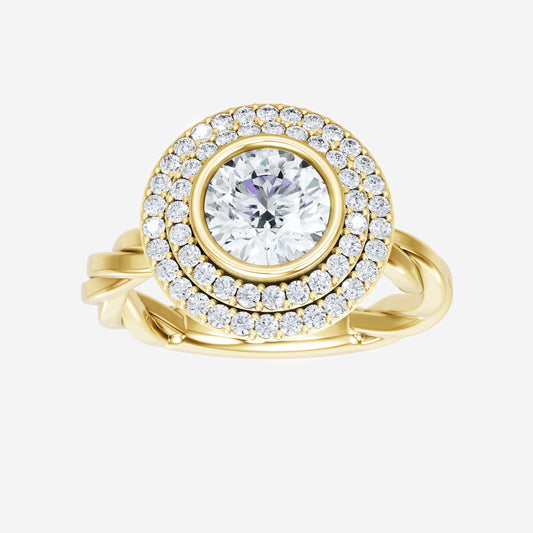 Round Victrorian Charm Ring