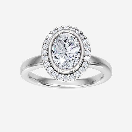 Oval Elegant Promise Ring