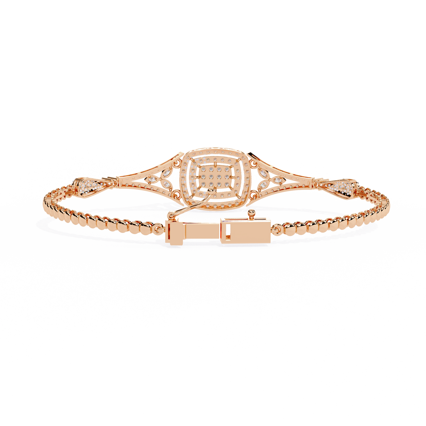 1.25 Carat Elegant Lab Grown Diamond Bangle Bracelet