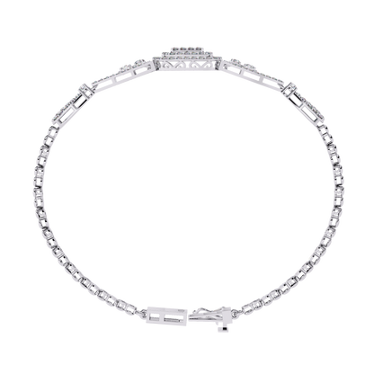 1.25 Carat Elegant Lab Grown Diamond Bangle Bracelet