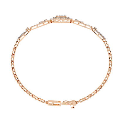 1.25 Carat Elegant Lab Grown Diamond Bangle Bracelet