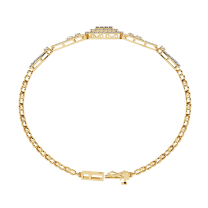 1.25 Carat Elegant Lab Grown Diamond Bangle Bracelet