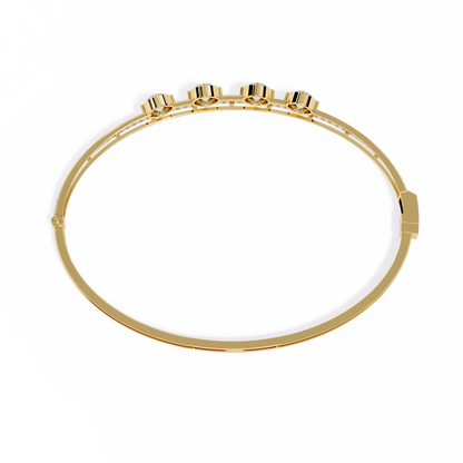 2.50 Carat Lab Grown Diamond Bangle Bracelet