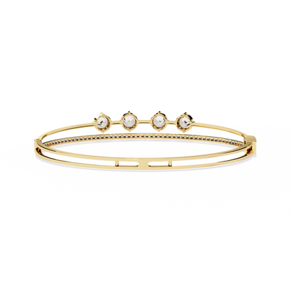 2.50 Carat Lab Grown Diamond Bangle Bracelet