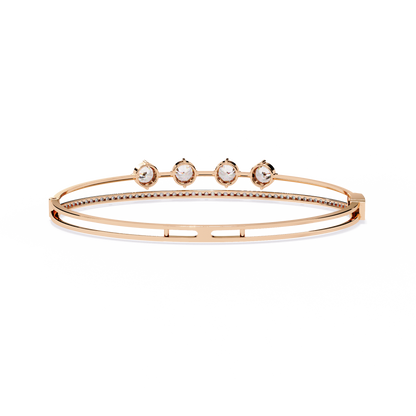 2.50 Carat Lab Grown Diamond Bangle Bracelet