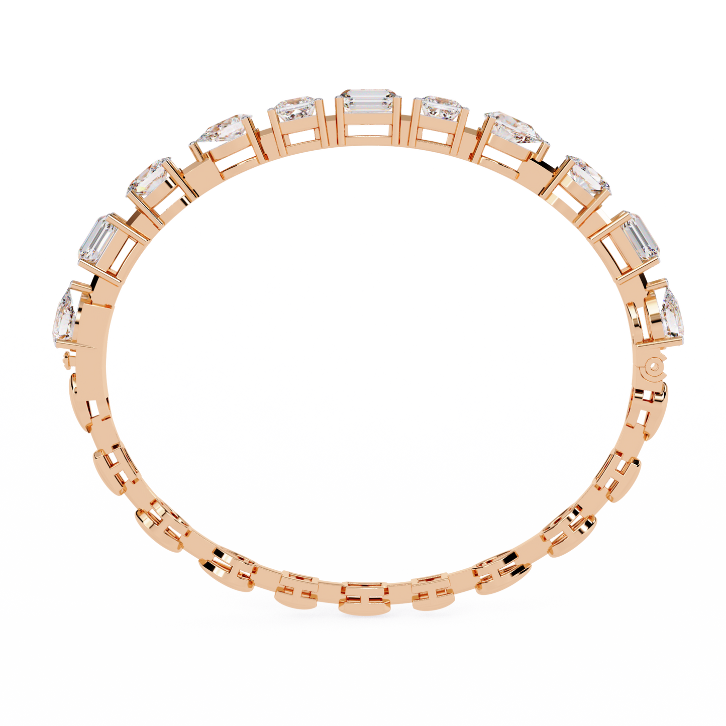 7 Carat Multi-Cut Lab Grown Diamond Bracelet