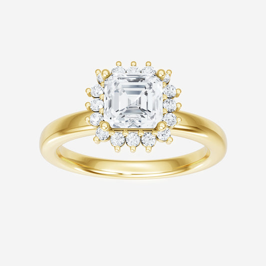 Anillo de la joya de los sueños de Asscher