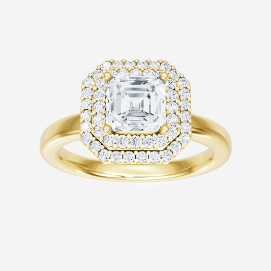 Asscher Mystical Voyage Ring