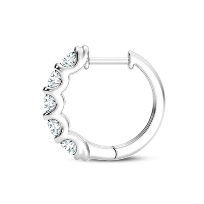 1.00ct Lab Grown Diamond Hoop Earrings