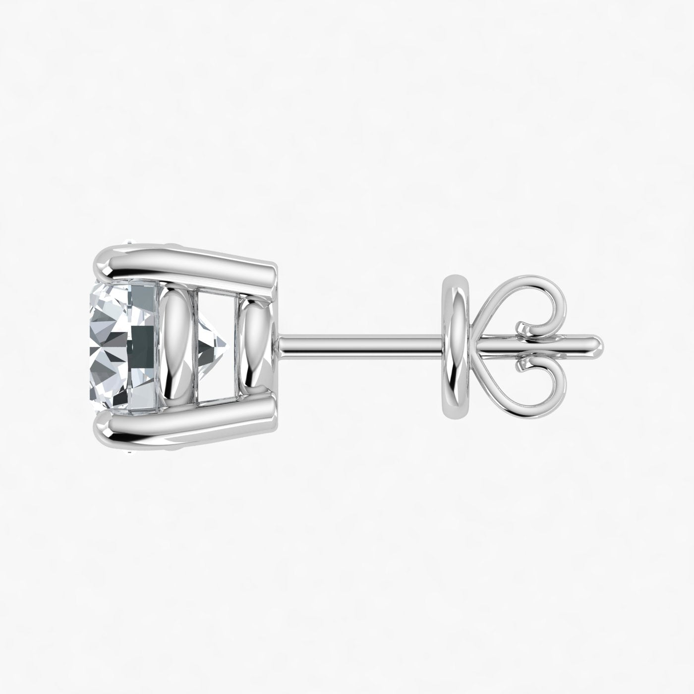 3.00ct Lab Grown Diamond Classic Studs - EF VS IGI Certified PB