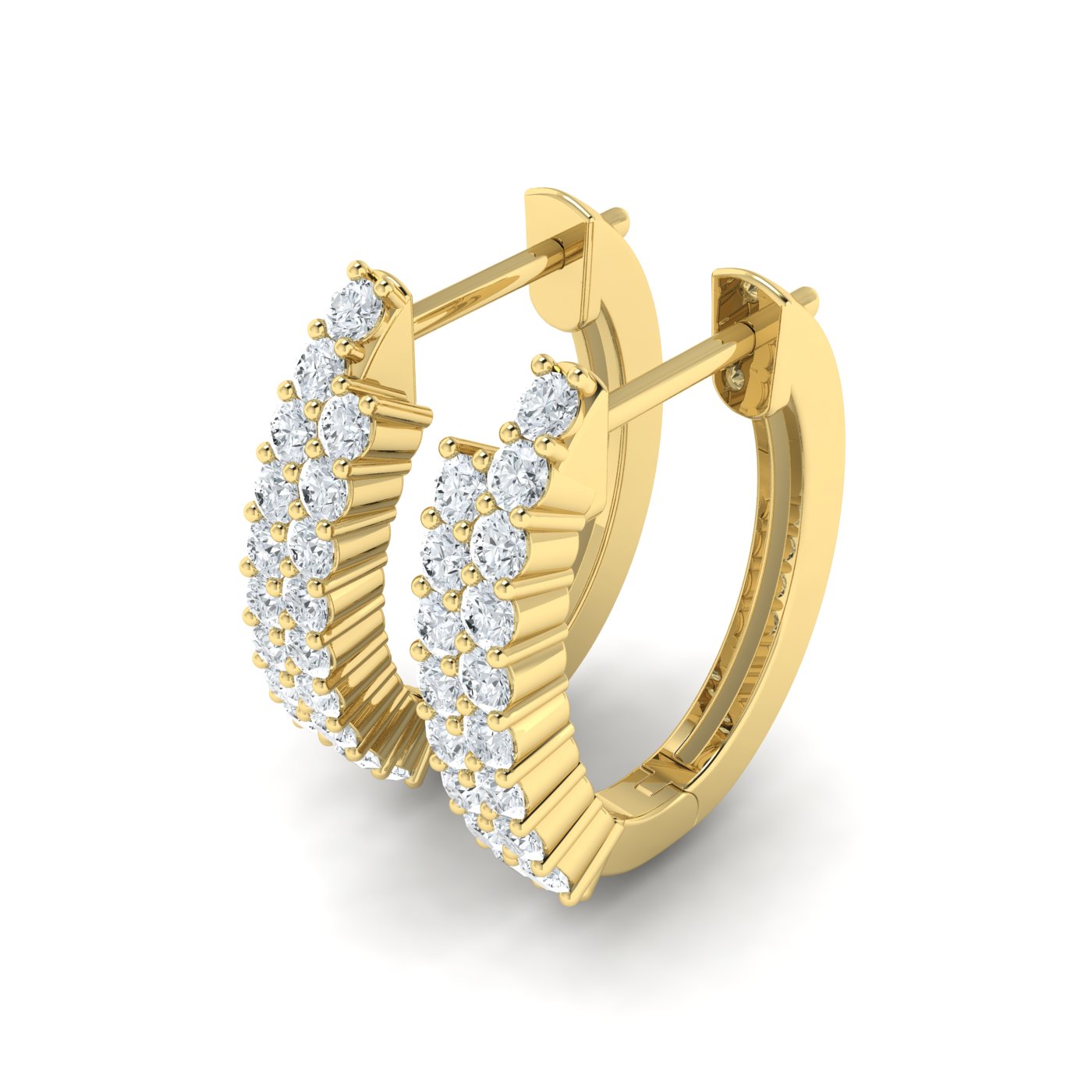 0.50ct Lab Grown Diamond Spark of Joy Hoop Earrings