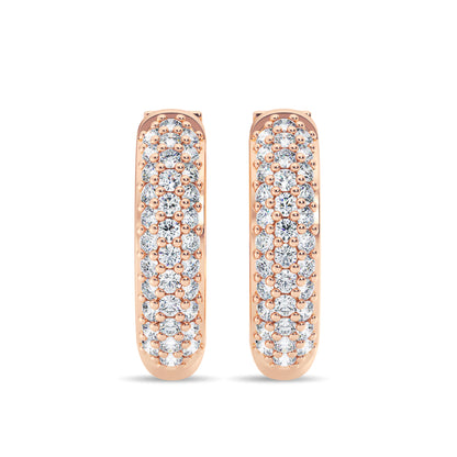 1.00ct Lab Grown Diamond Hoop Earring