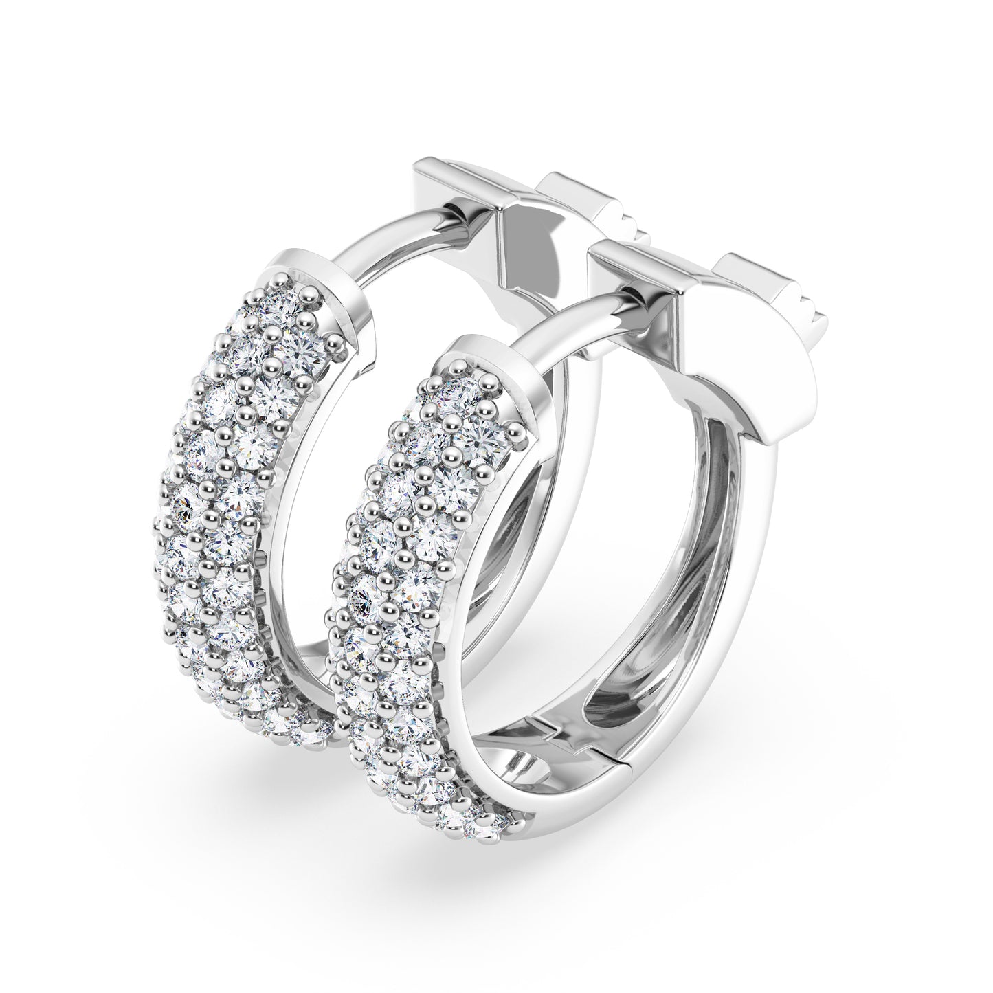 1.00ct Lab Grown Diamond Hoop Earring